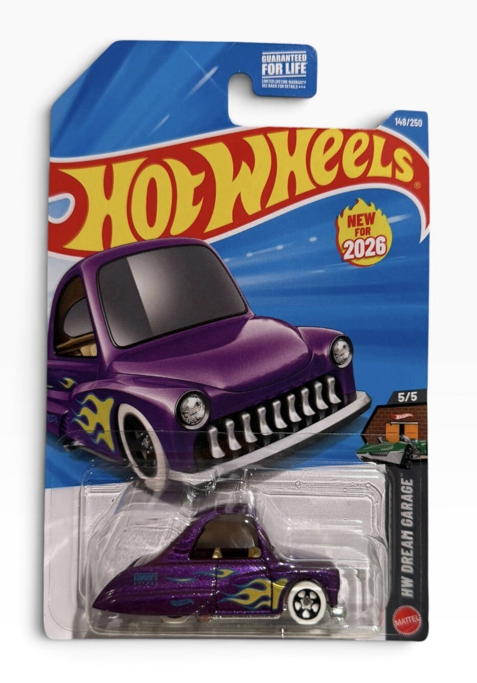 2026 Hot Wheels HW DREAM GARAGE 5/5 Tooned Purple Passion 148/250